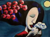 Her Lips Were a Red Peril SOLD