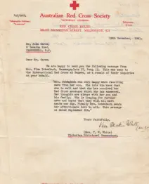 Last correspondance from Elsa