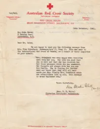 Last correspondance from Elsa